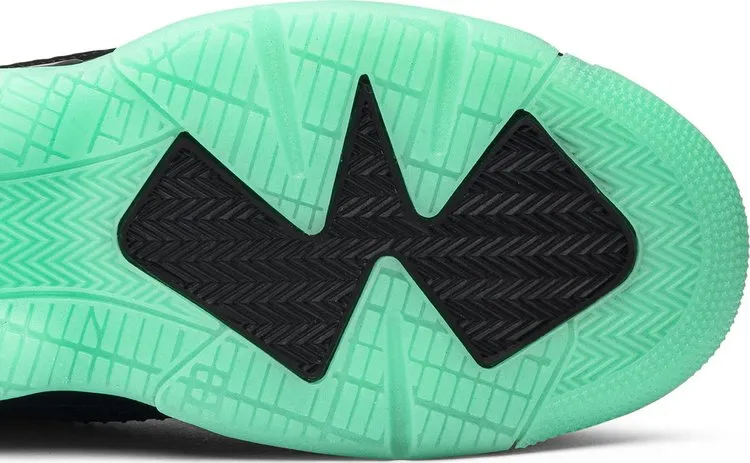 Jordan Mars 270 Green Glow Sneakers, Black