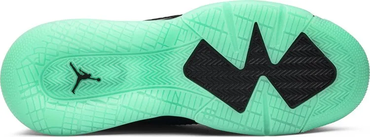 Jordan Mars 270 Green Glow Sneakers, Black