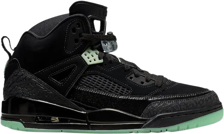 Jordan Spizike Green Glow sneakers, black