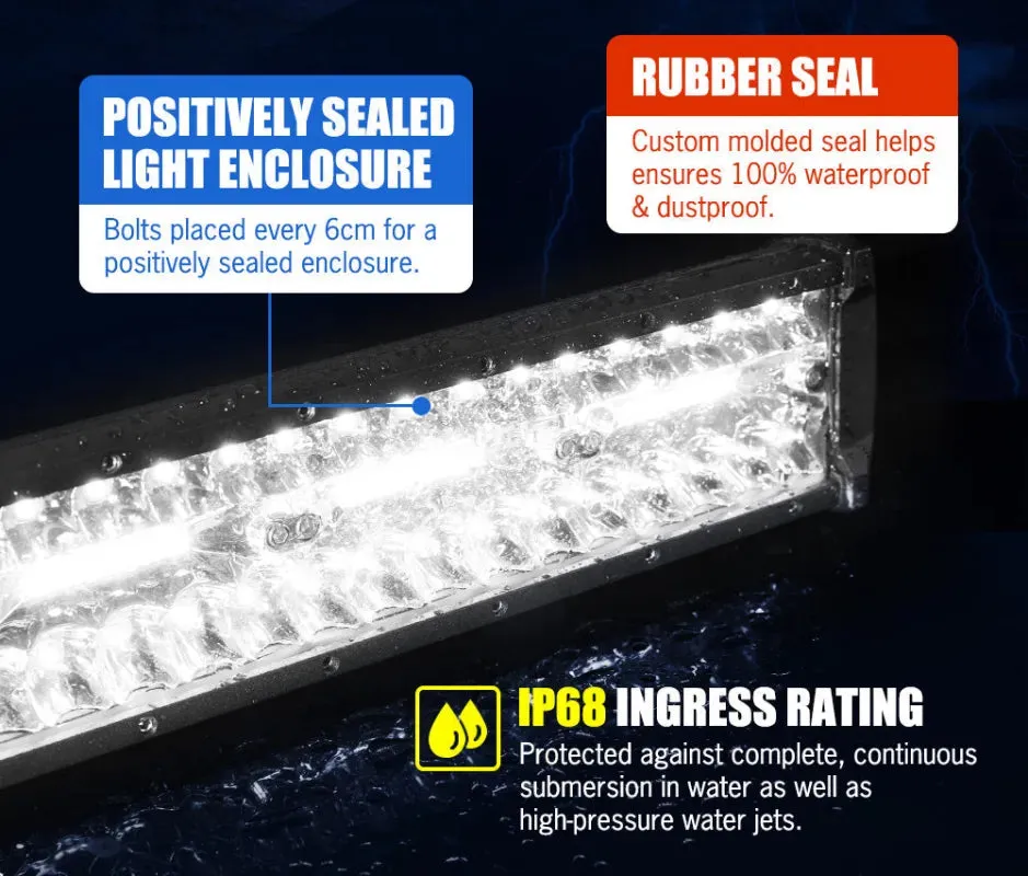 Lightfox 28" LED 3-Row Light Bar
