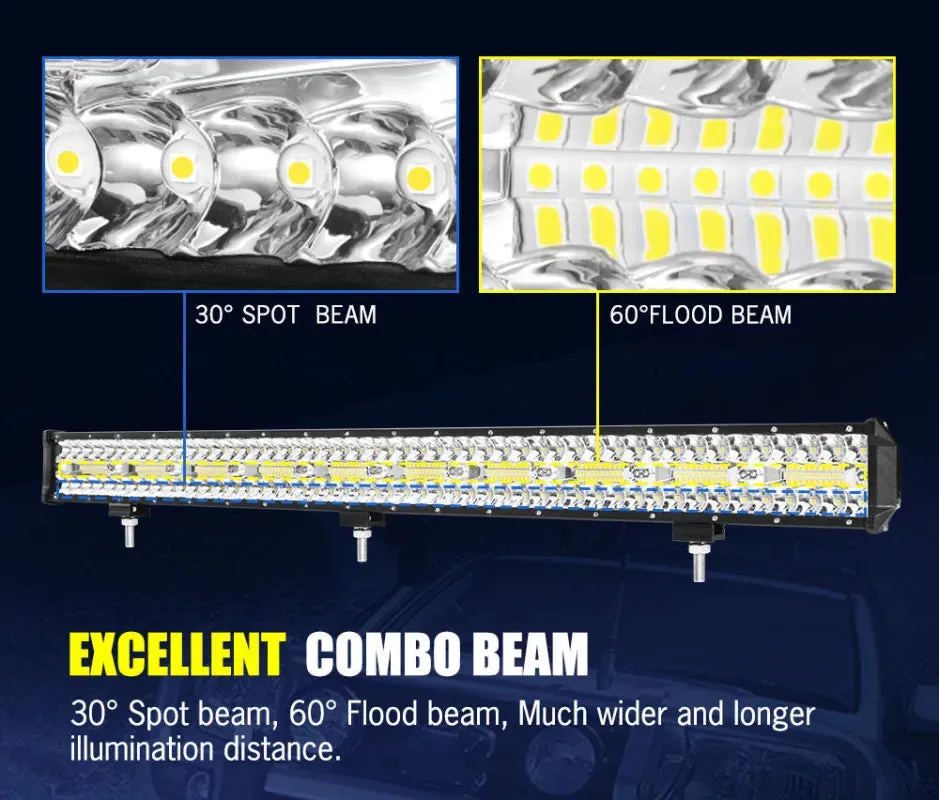 Lightfox 28" LED 3-Row Light Bar