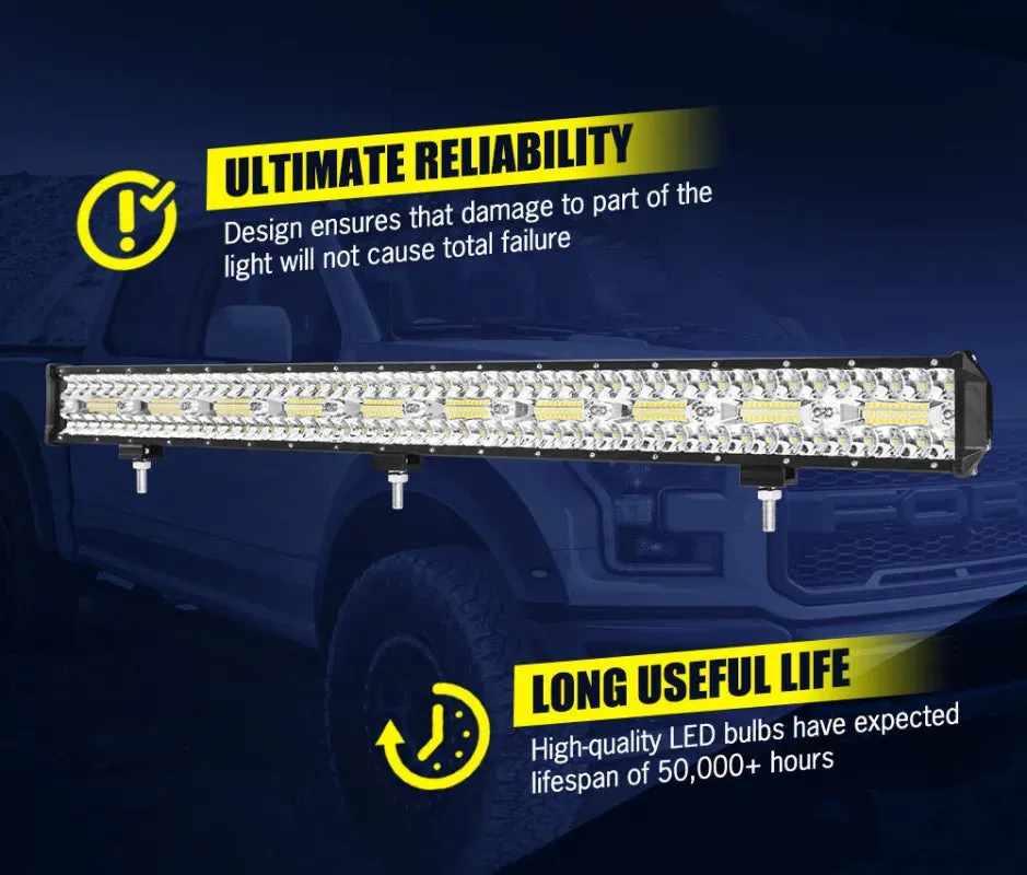 Lightfox 28" LED 3-Row Light Bar