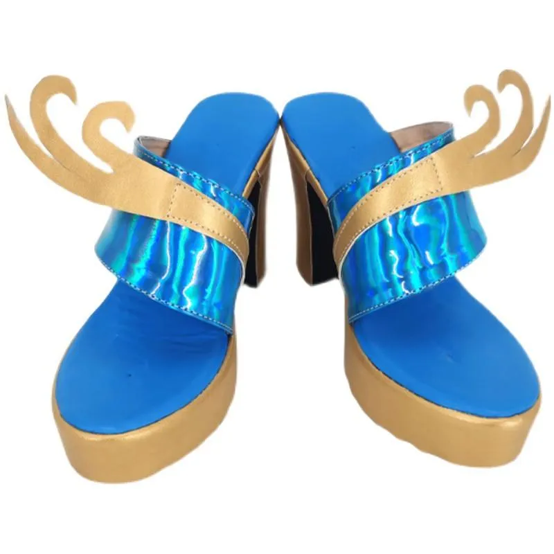 LOL Ocean Song Seraphine Cosplay Shoes
