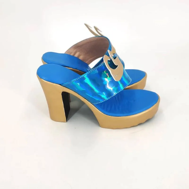 LOL Ocean Song Seraphine Cosplay Shoes