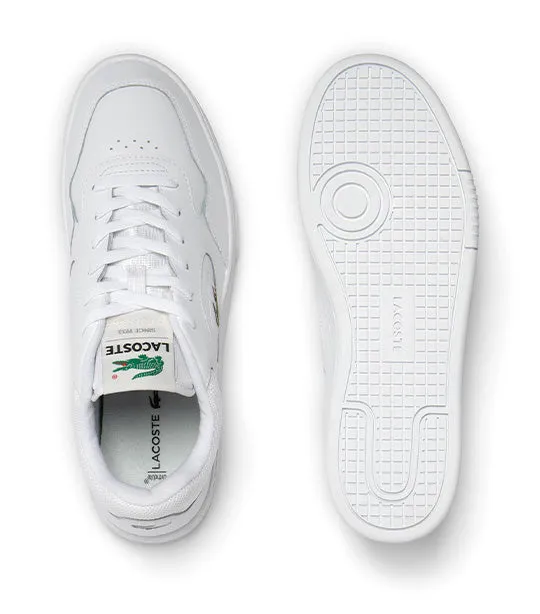 Men's Lineset Leather Trainers White/White