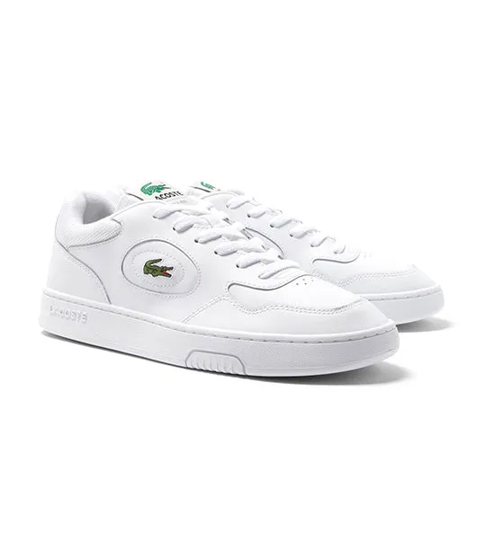 Men's Lineset Leather Trainers White/White