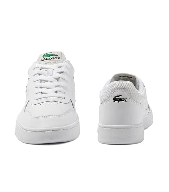 Men's Lineset Leather Trainers White/White