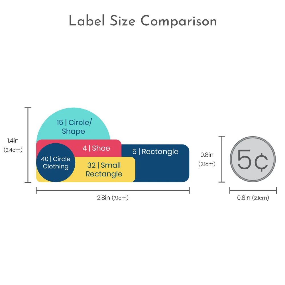 Neutral Rainbow Daycare Labels Pack