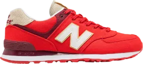 New Balance 574 'Retro Surf Red' sneakers, red
