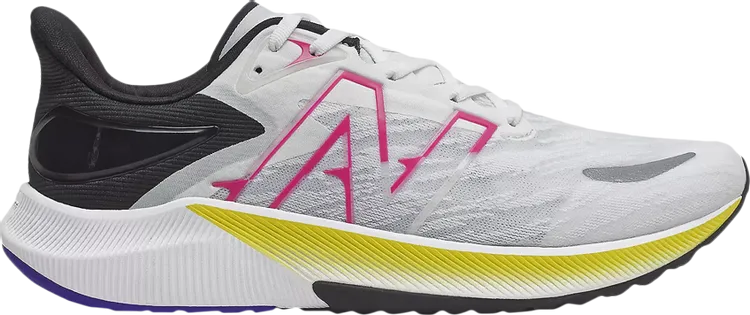 New Balance FuelCell Propel v3 'White Pink Glow' sneakers, white