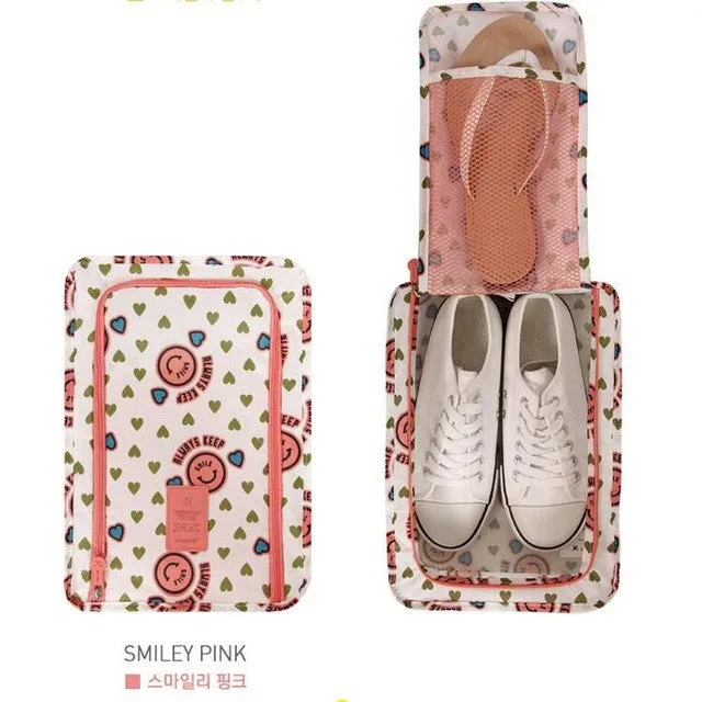 New Portable Waterproof zipper shoe bags pouch Storage Box Finishing Kit organizer shoes Bag holder travel accessories Women Men