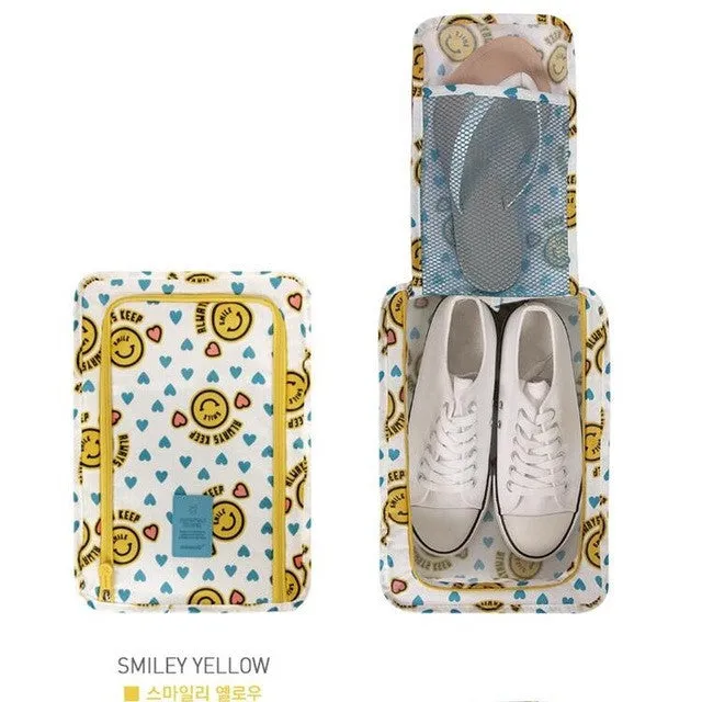 New Portable Waterproof zipper shoe bags pouch Storage Box Finishing Kit organizer shoes Bag holder travel accessories Women Men