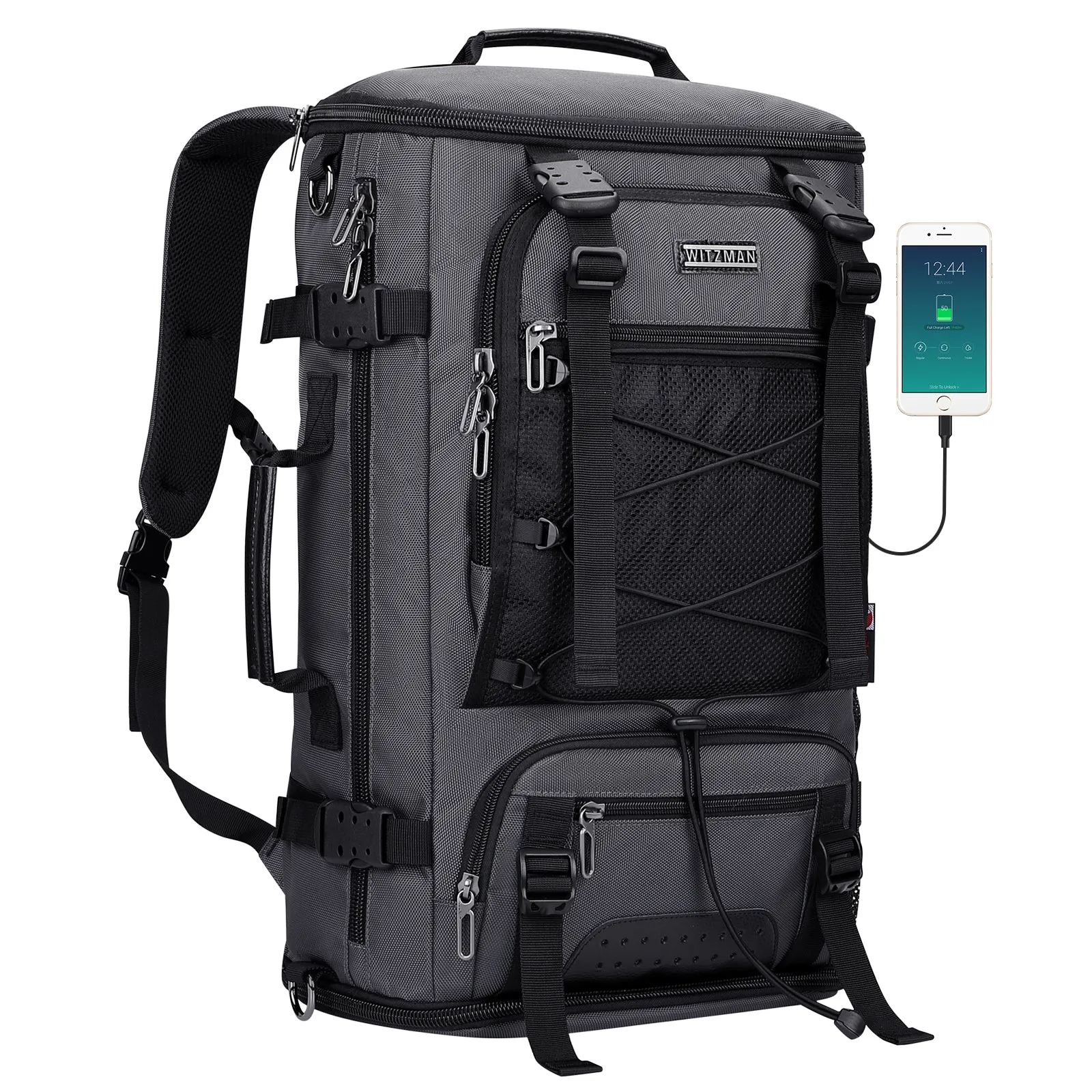 Nylon Backpack for Men Large 3 in 1 Bag