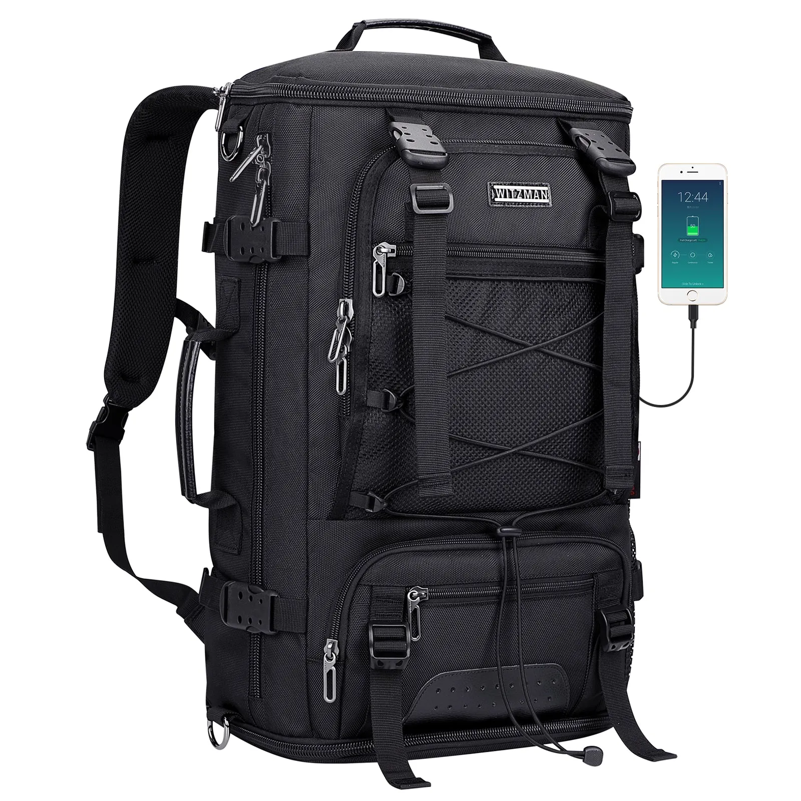 Nylon Backpack for Men Large 3 in 1 Bag