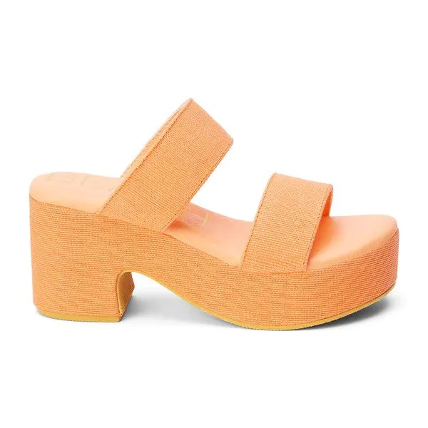 Ocean Ave Raffia Platform Slip-On