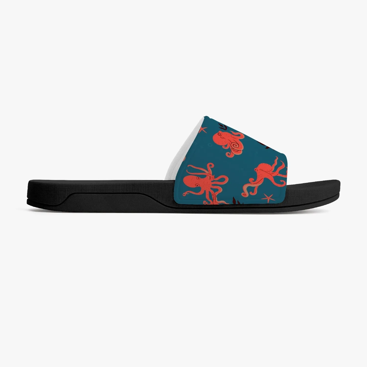 Octopus Slides Sandals, Beach Ocean Sea Men Women Designer Shoes Flat Wedge Slippers Casual Slippers Flip Flops Slip On