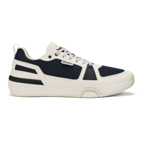 Olukai Anau Pickleball Mood Indigo/Bright White Sneaker 10545-ZNWB