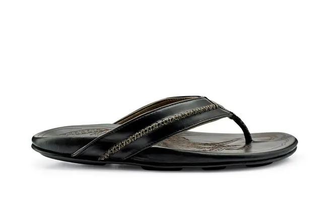 OluKai Mens Mea Ola Leather Beach Sandal