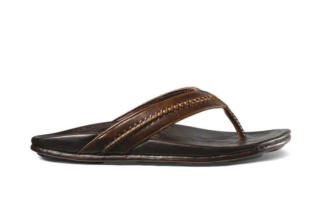 OluKai Mens Mea Ola Leather Beach Sandal
