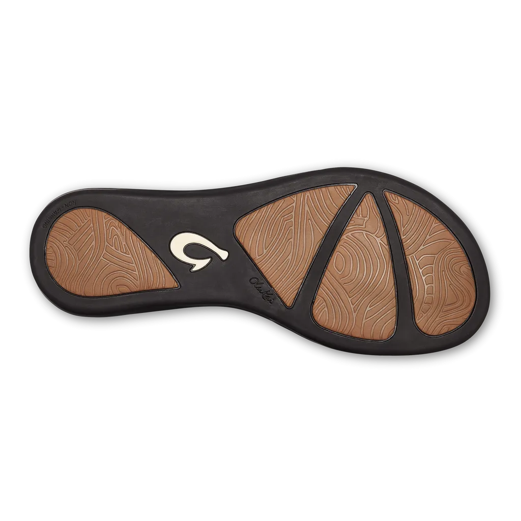 OluKai Womens ‘Aukai Leather Beach Sandal