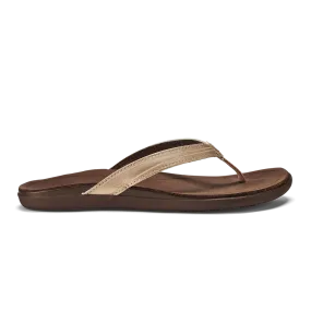 OluKai Womens ‘Aukai Leather Beach Sandal