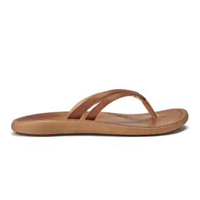 OluKai Womens Kāpehe Luana Leather Beach Sandal
