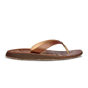 OluKai Womens Paniolo Leather Beach Sandal