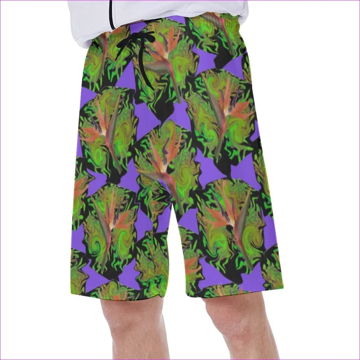 Psychedelic Paradise Men's Beach Shorts