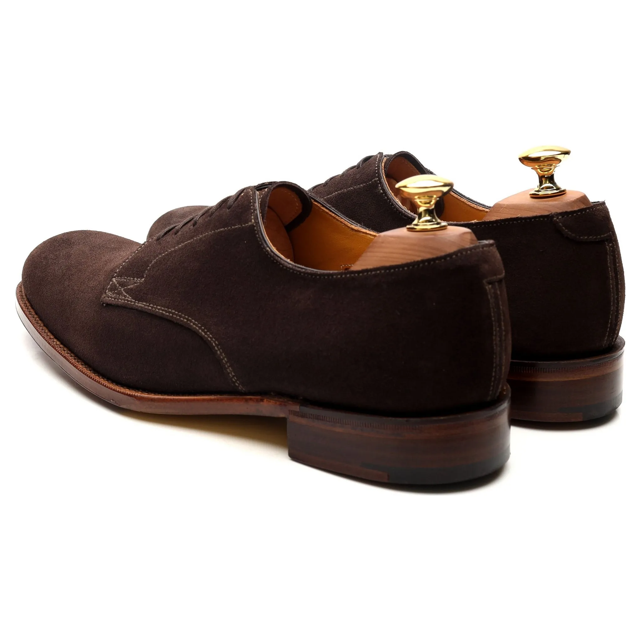 'Rosebery' Brown Suede Derby UK 7 F
