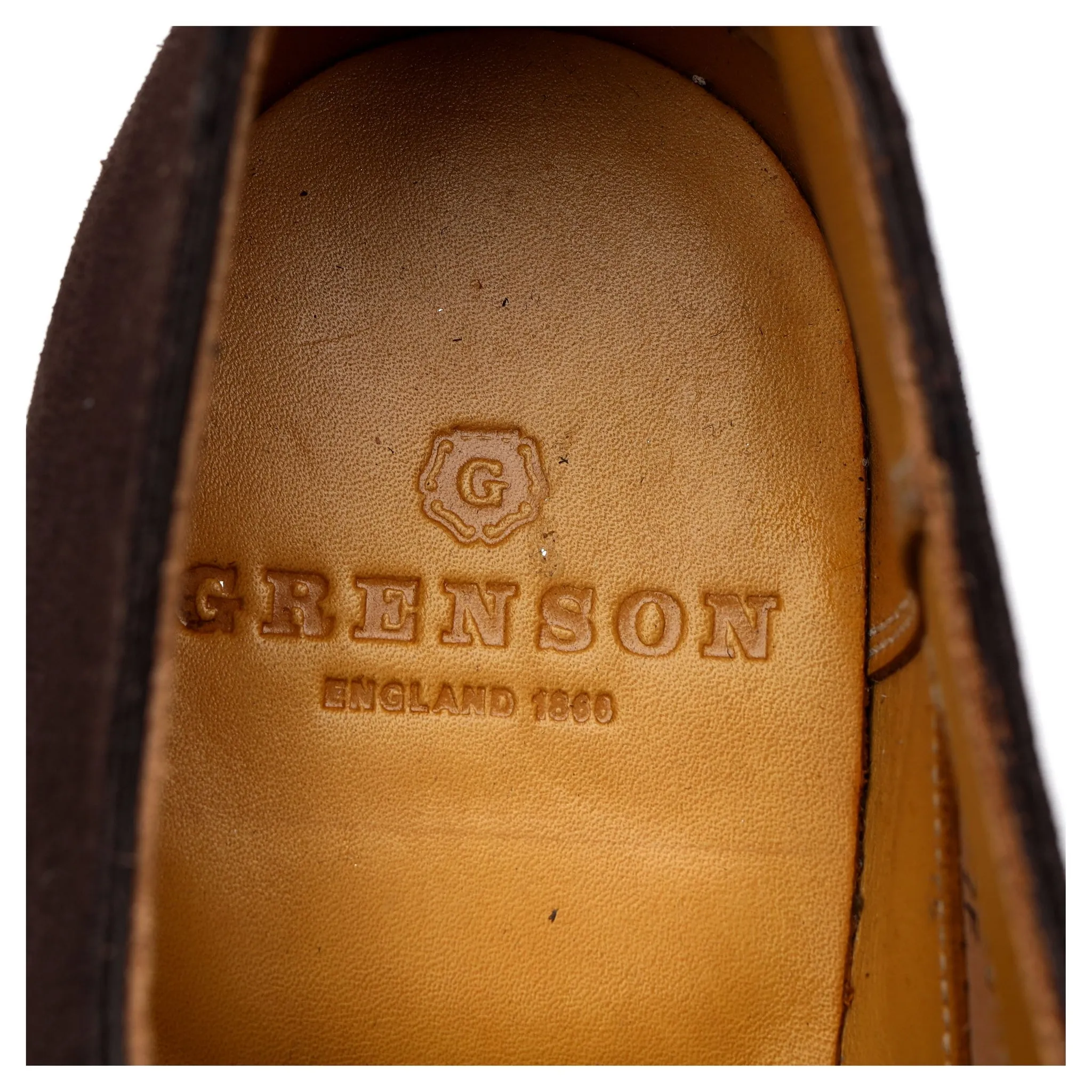 'Rosebery' Brown Suede Derby UK 7 F