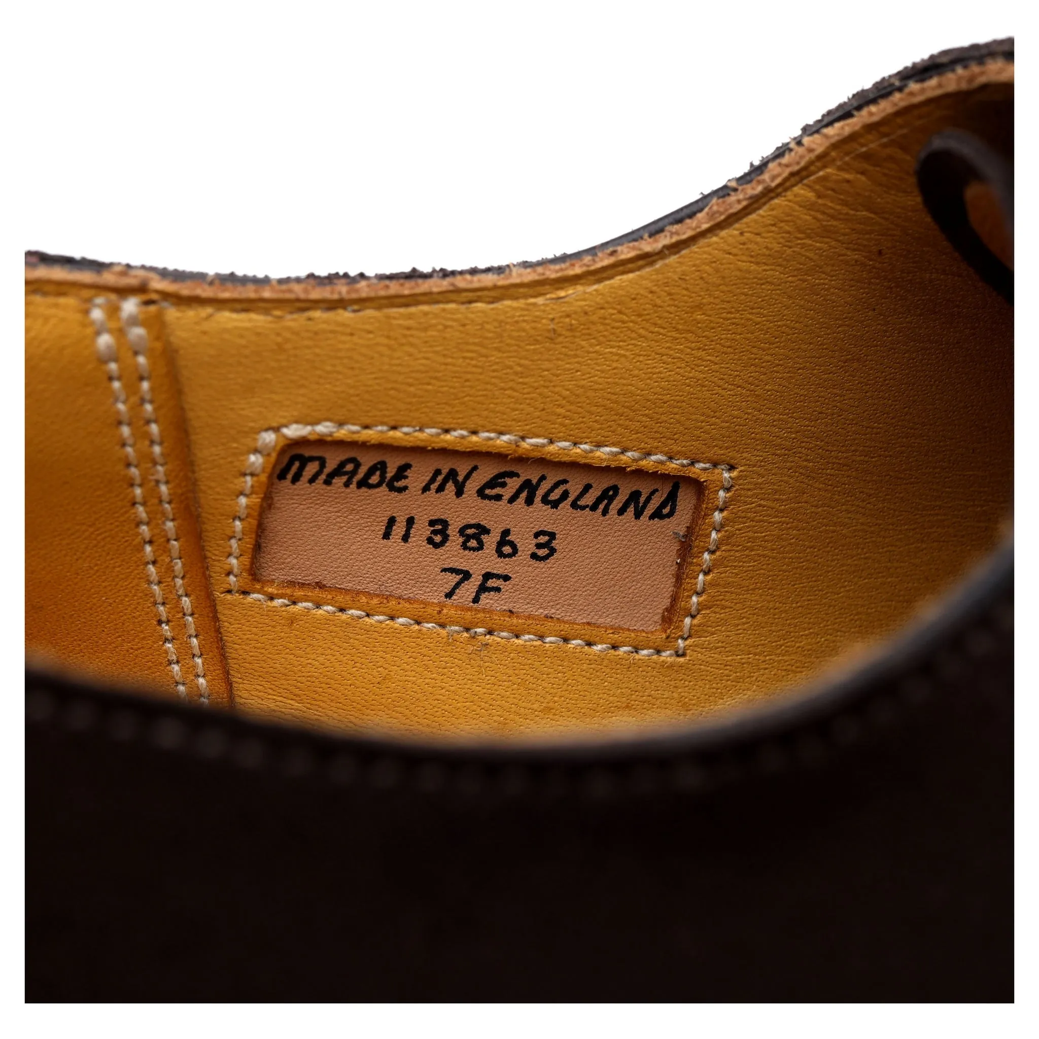 'Rosebery' Brown Suede Derby UK 7 F