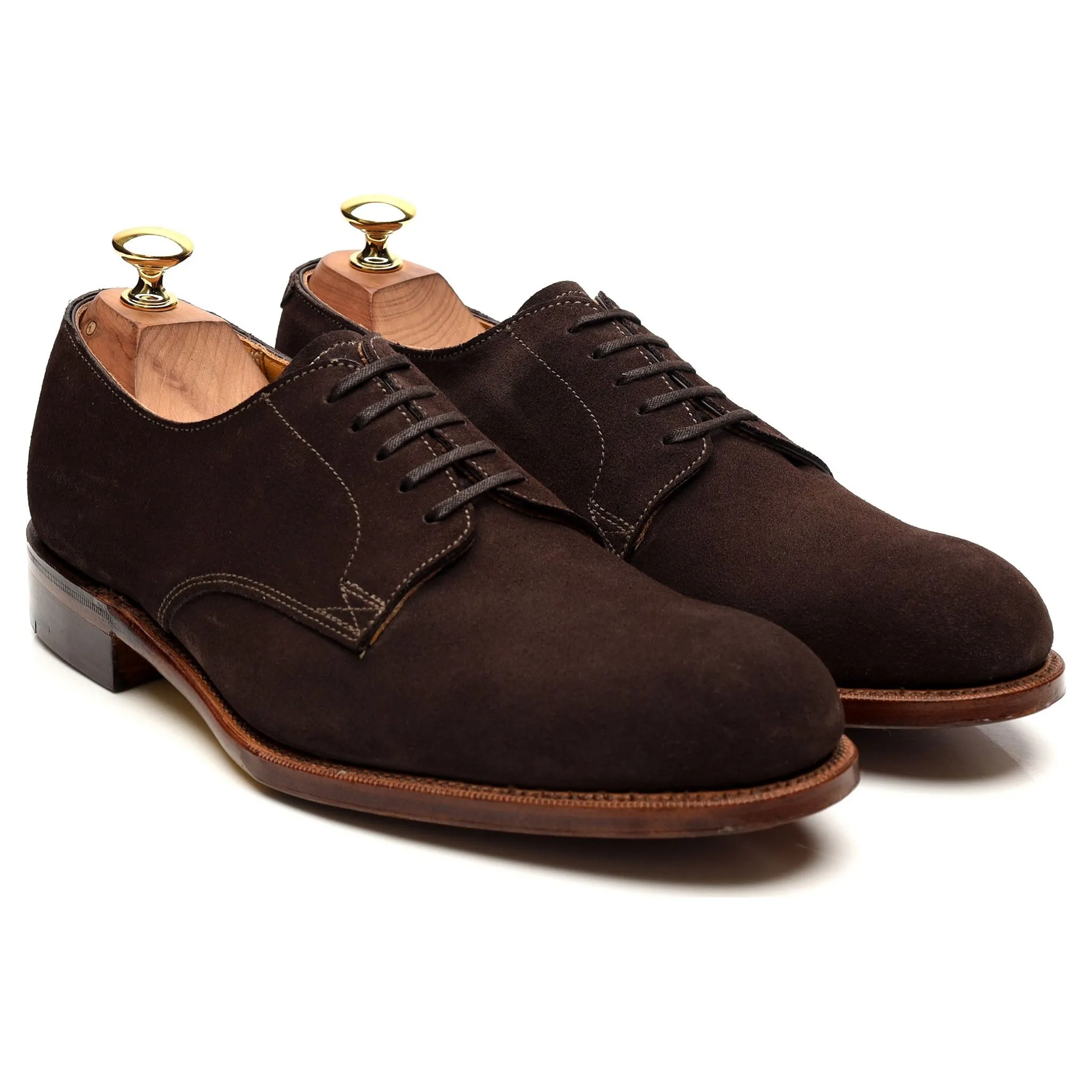 'Rosebery' Brown Suede Derby UK 7 F