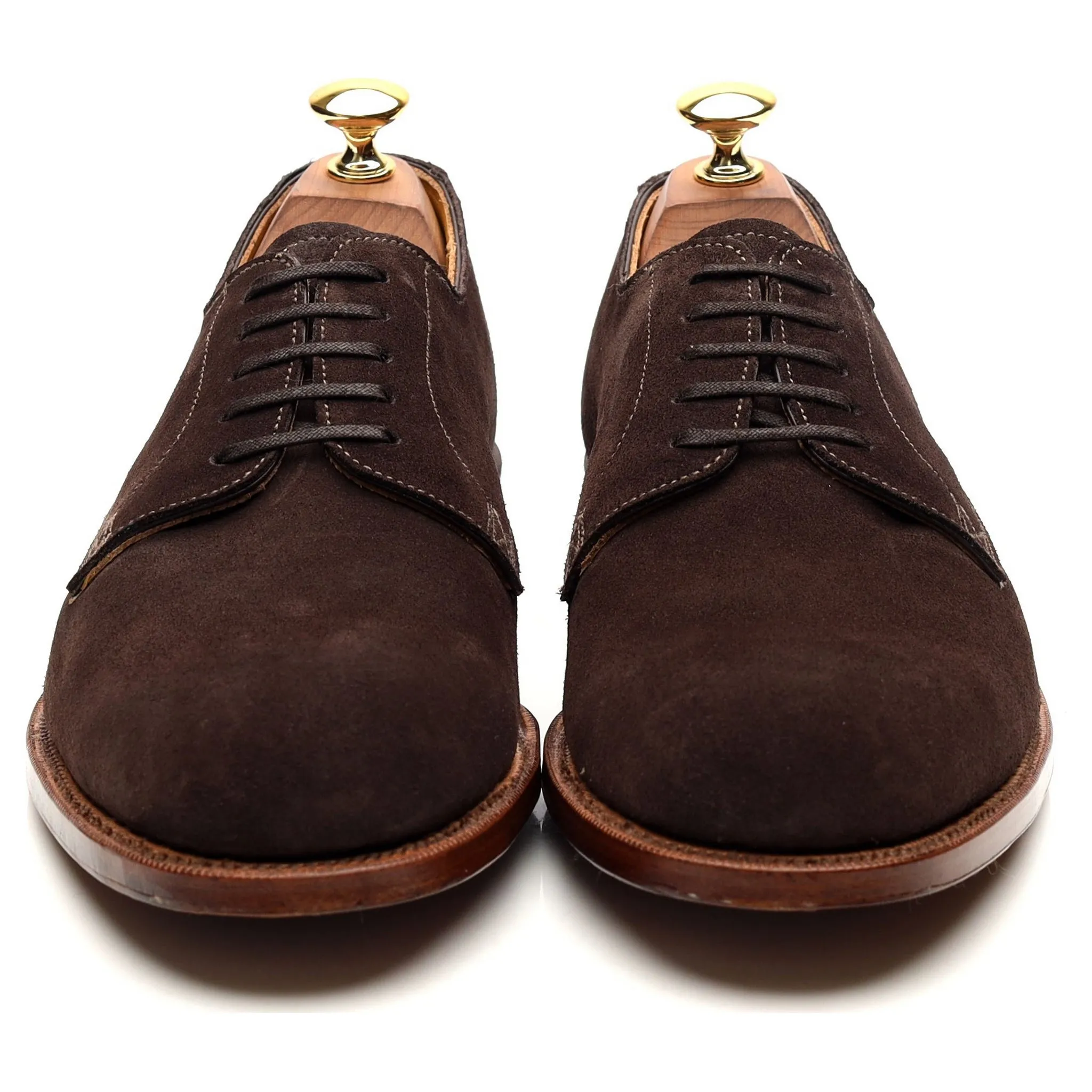'Rosebery' Brown Suede Derby UK 7 F