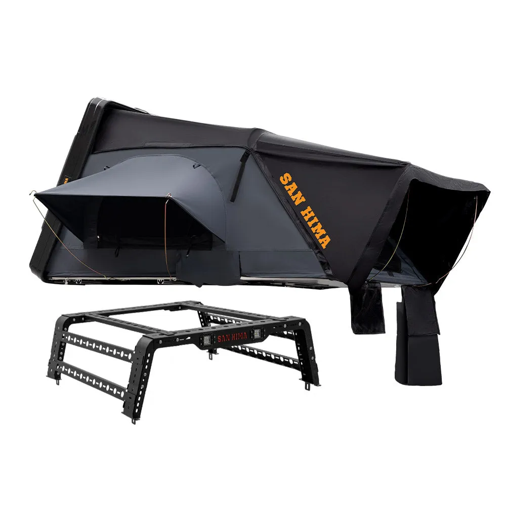 San Hima Jervis Gen 2 Roof Top Tent Hardshell Camping   Universal Ute Tub Rack