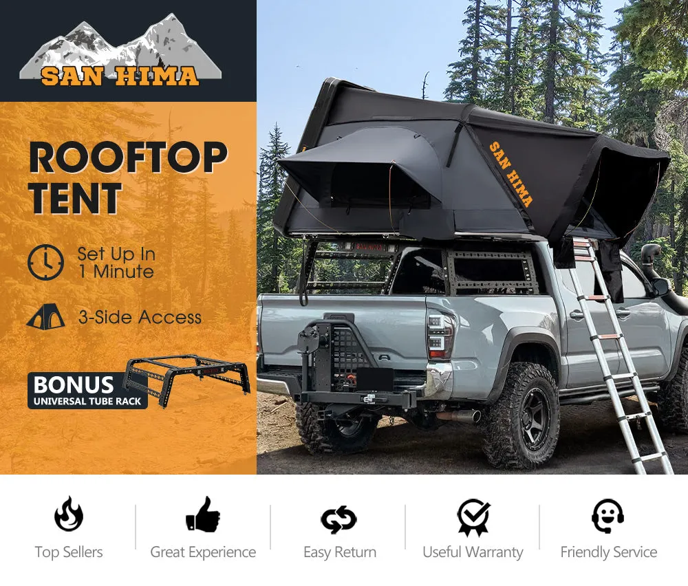 San Hima Jervis Gen 2 Roof Top Tent Hardshell Camping   Universal Ute Tub Rack