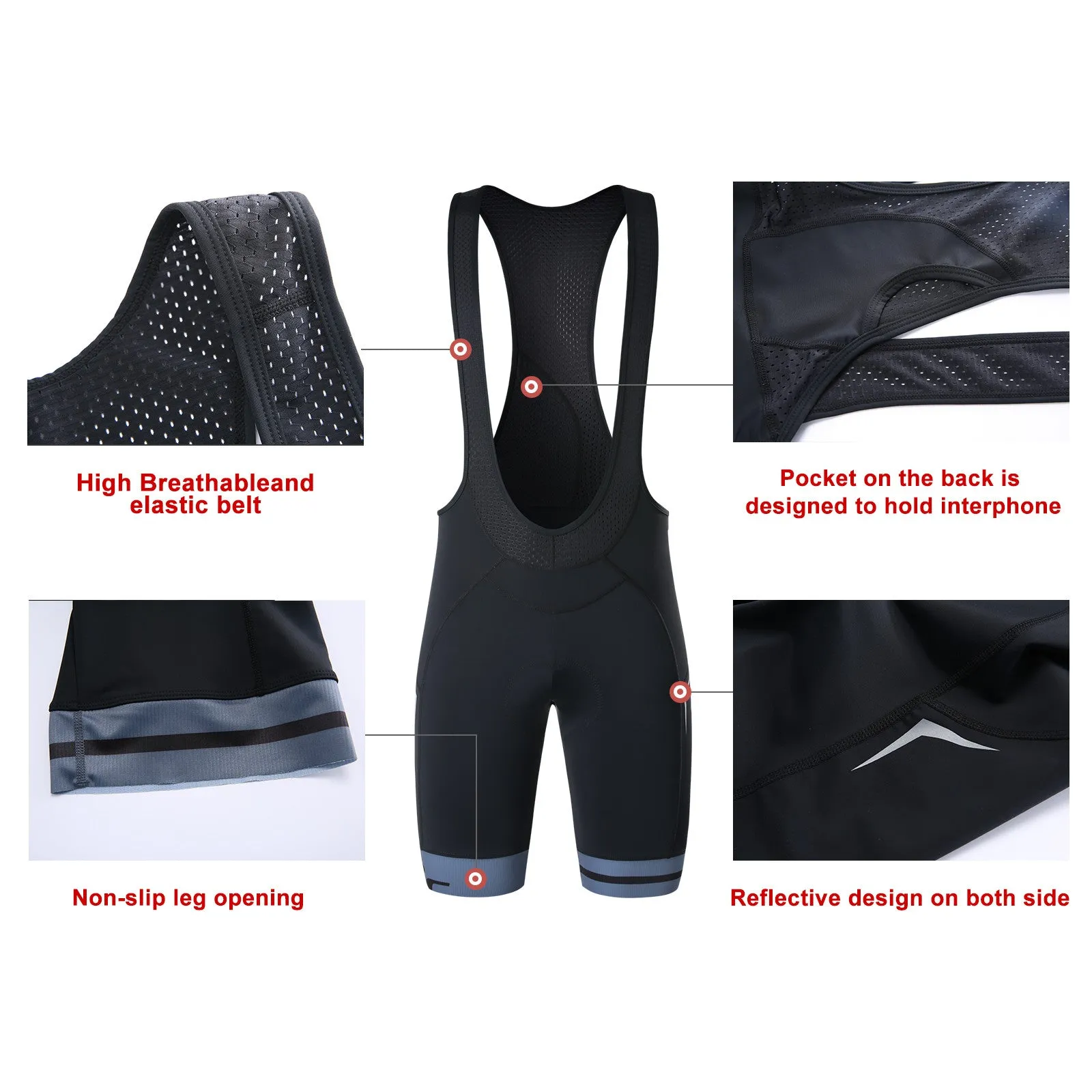 Santic CD Gray Men Cycling Outfit