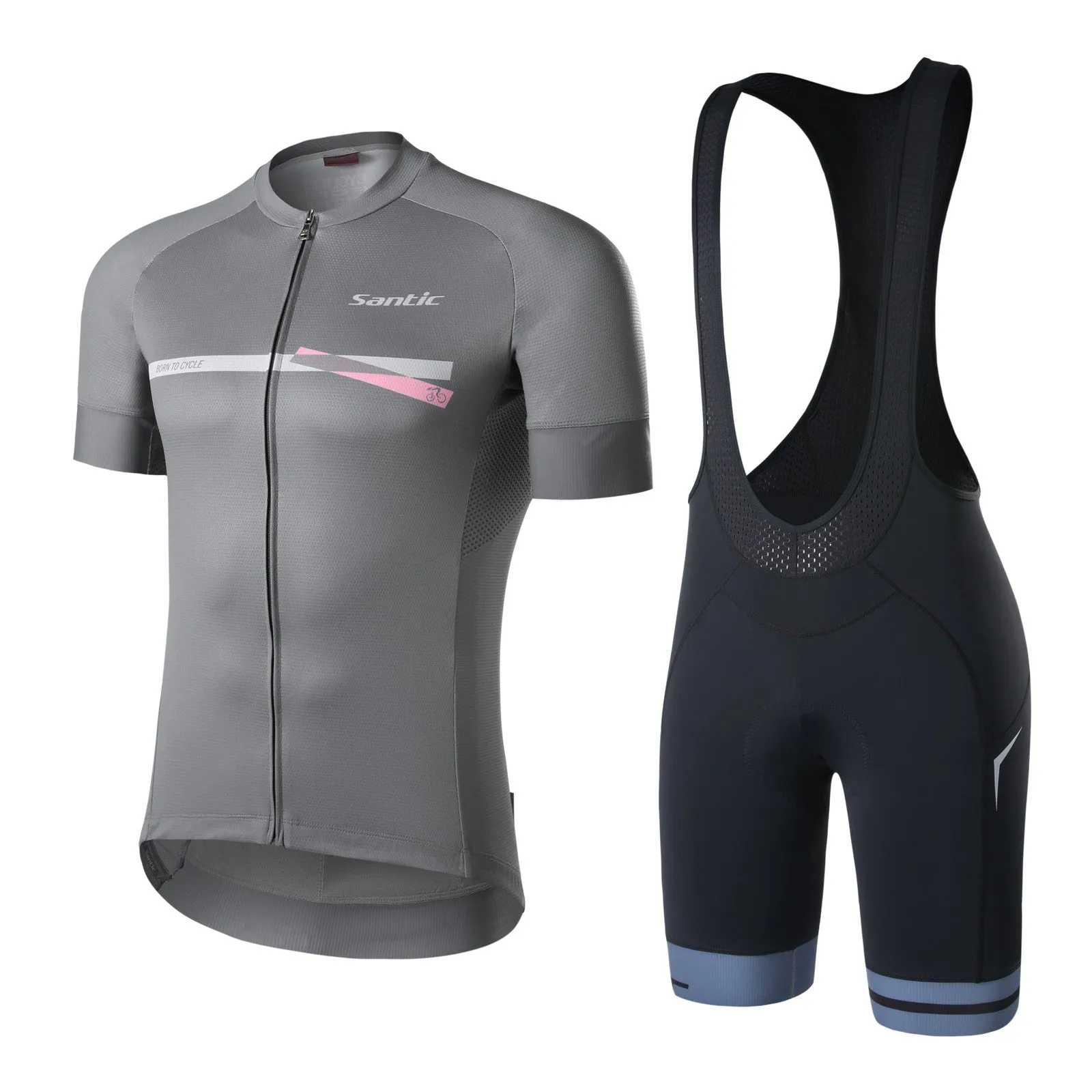 Santic CD Gray Men Cycling Outfit