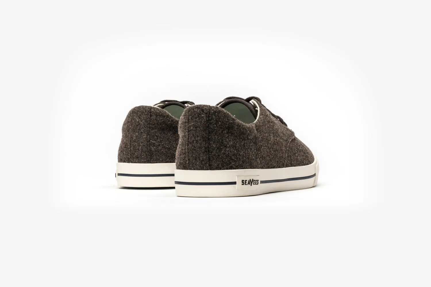 SeaVees   Grayers Limited Edition Hermosa Sneaker Varsity - Dark Earth Wool (Final Sale)