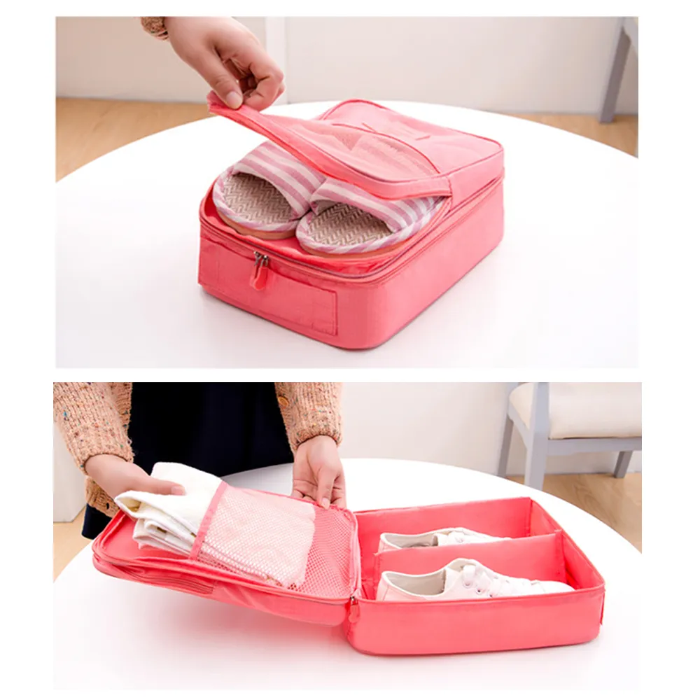 Shoe Bag with Mesh Cover