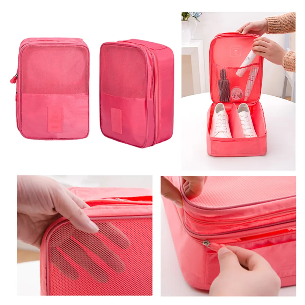 Shoe Bag with Mesh Cover