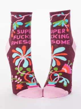 Shortie Super F*cking Awesome Socks (Women's)