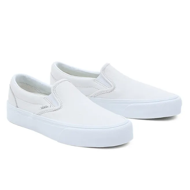 SLIP ON VR3 LEATHER | LIGHT GRAY