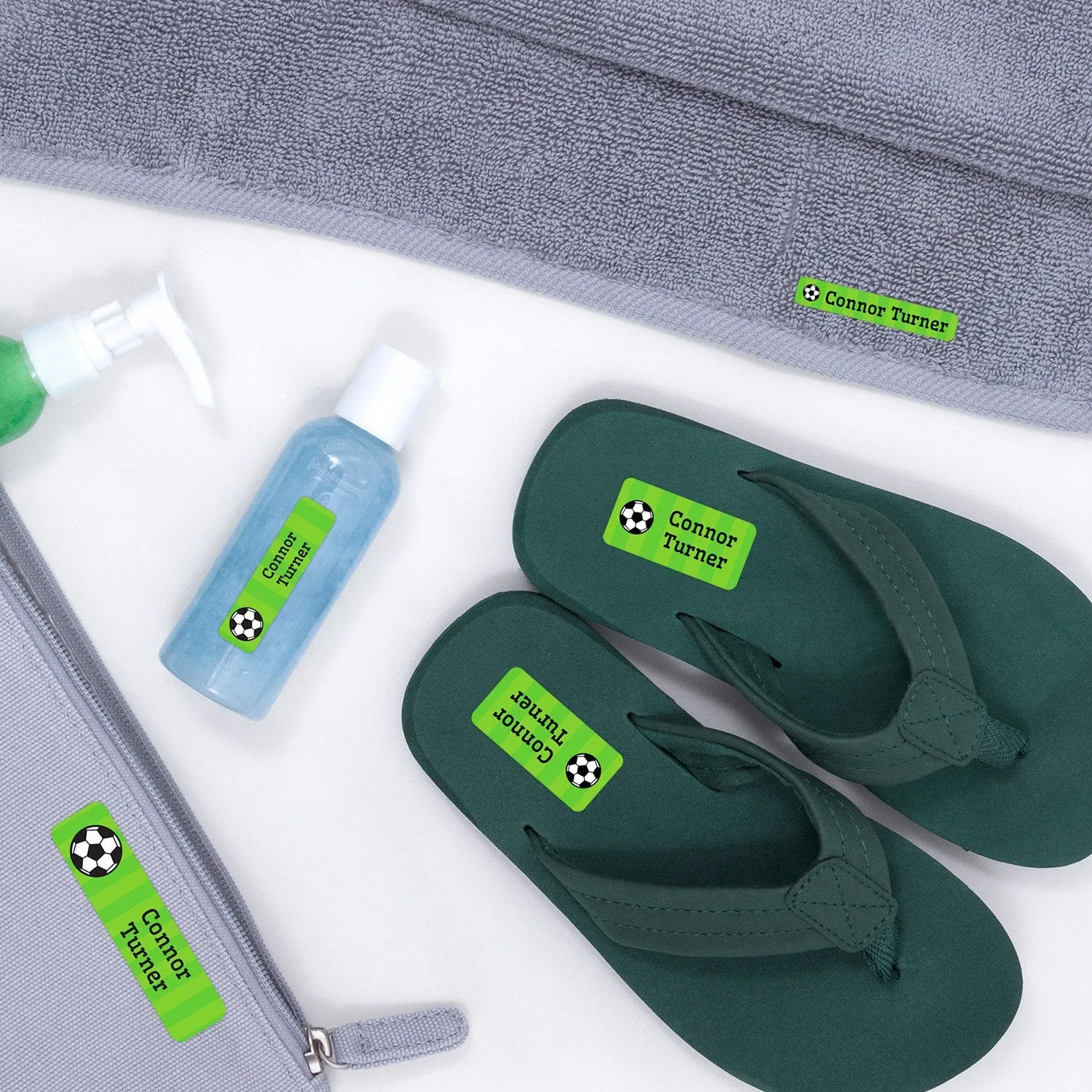 Soccer Sleepaway Camp Labels Pack