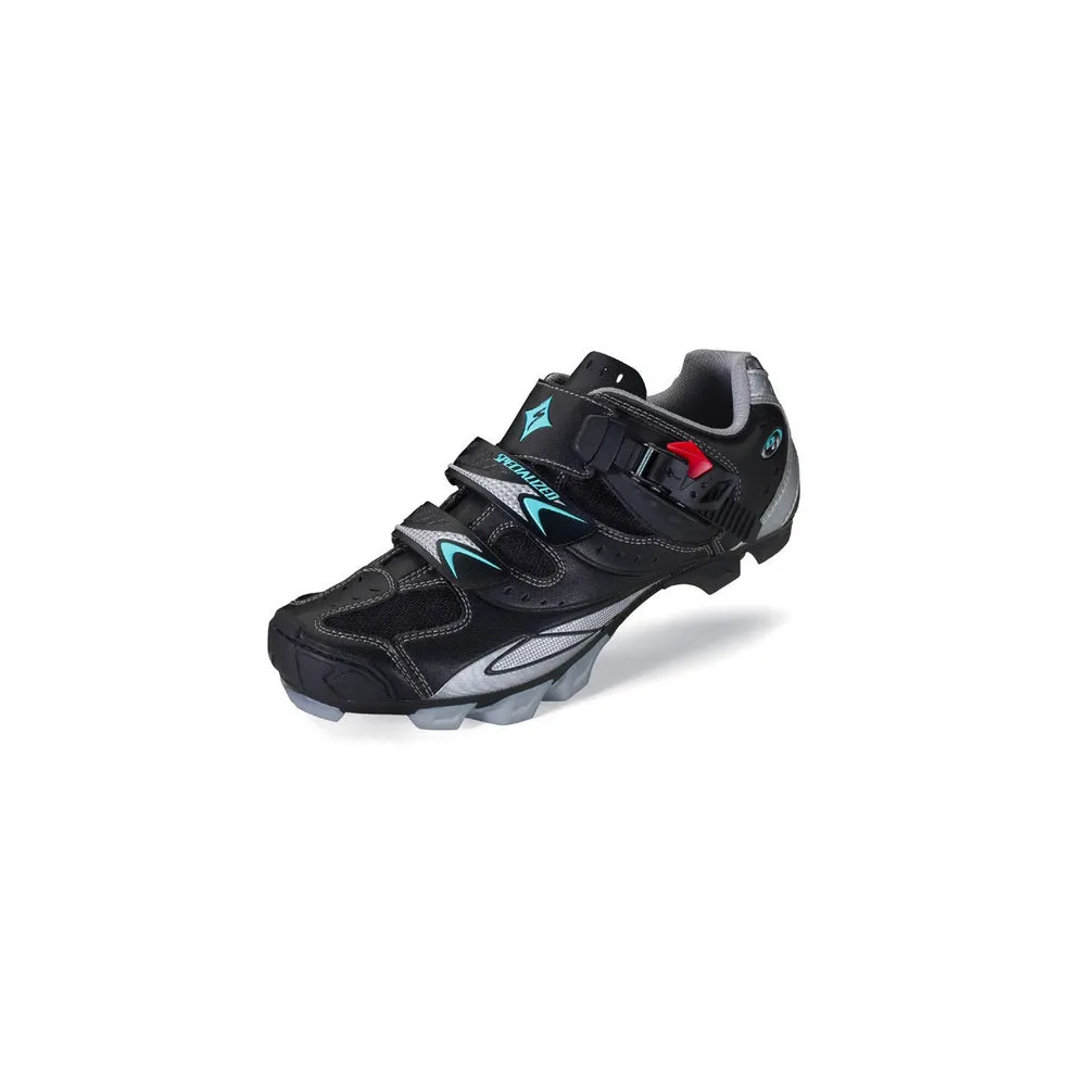 Specialized Motodiva Wmn MTB Shoe - Blk/Sil/Surf 36/6