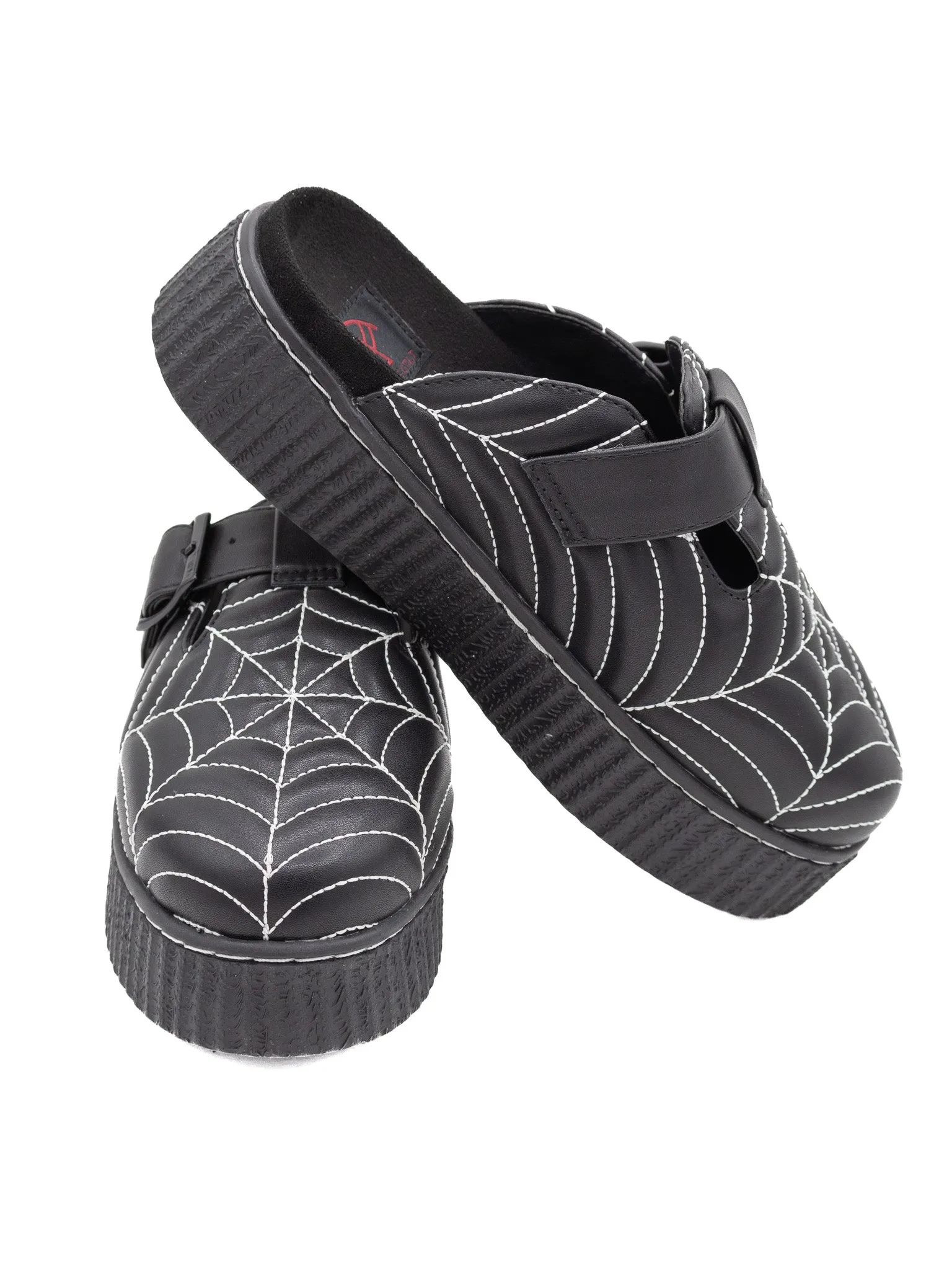 Spiderweb Grave Slip On (B/W) STRANGE CVLT