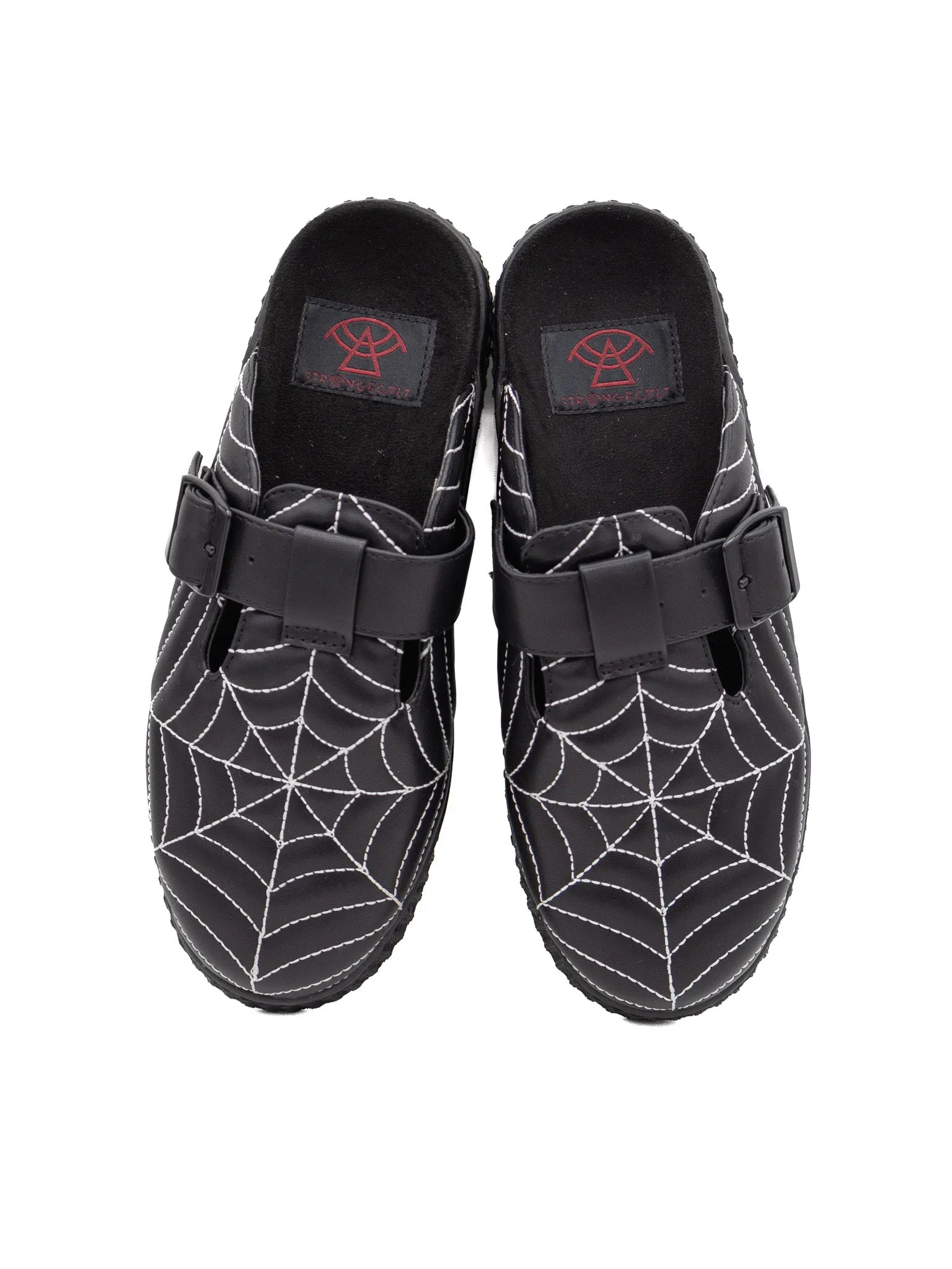 Spiderweb Grave Slip On (B/W) STRANGE CVLT