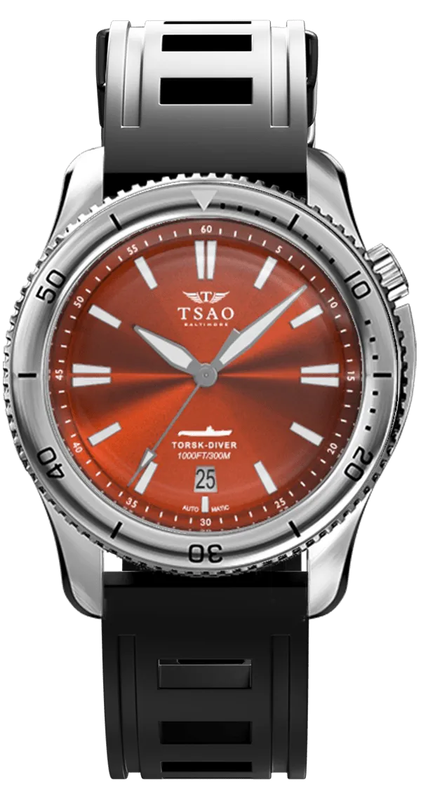 STEEL TORSK-DIVER - CAMDEN ORANGE