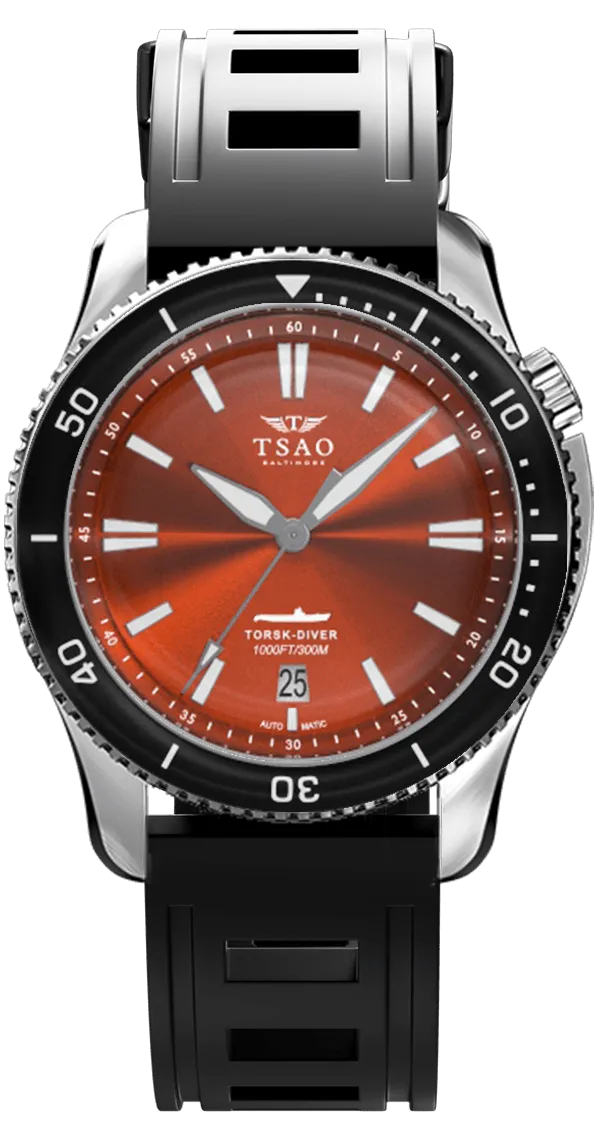STEEL TORSK-DIVER - CAMDEN ORANGE