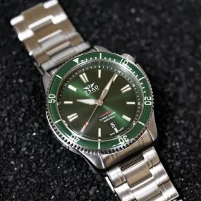 STEEL TORSK-DIVER - EMERALD GREEN