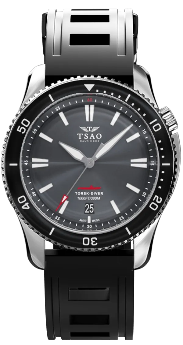 STEEL TORSK-DIVER - HARBOR GREY